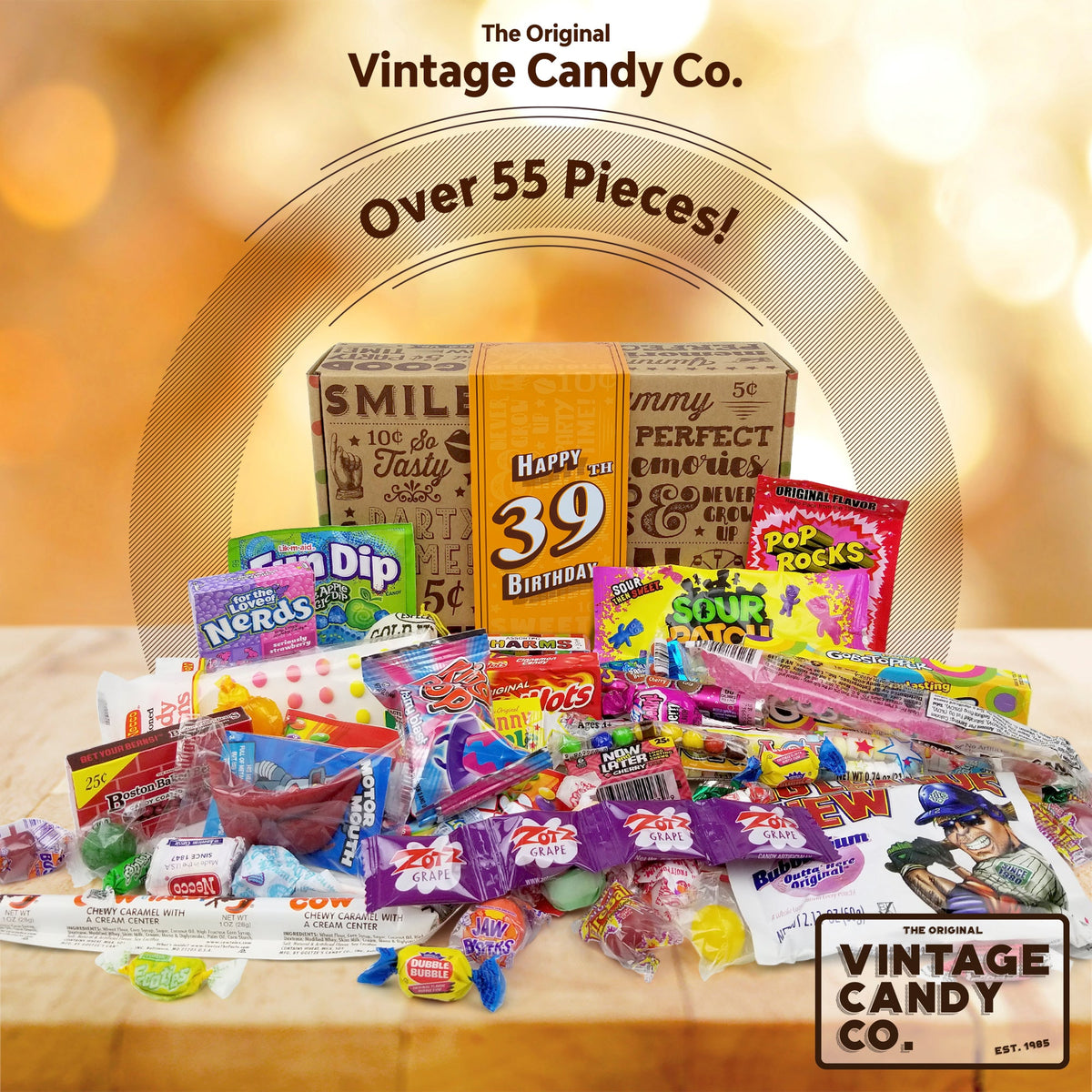 39th Birthday Candy - Gift For 39 Years Old Woman – Vintage Candy Co.