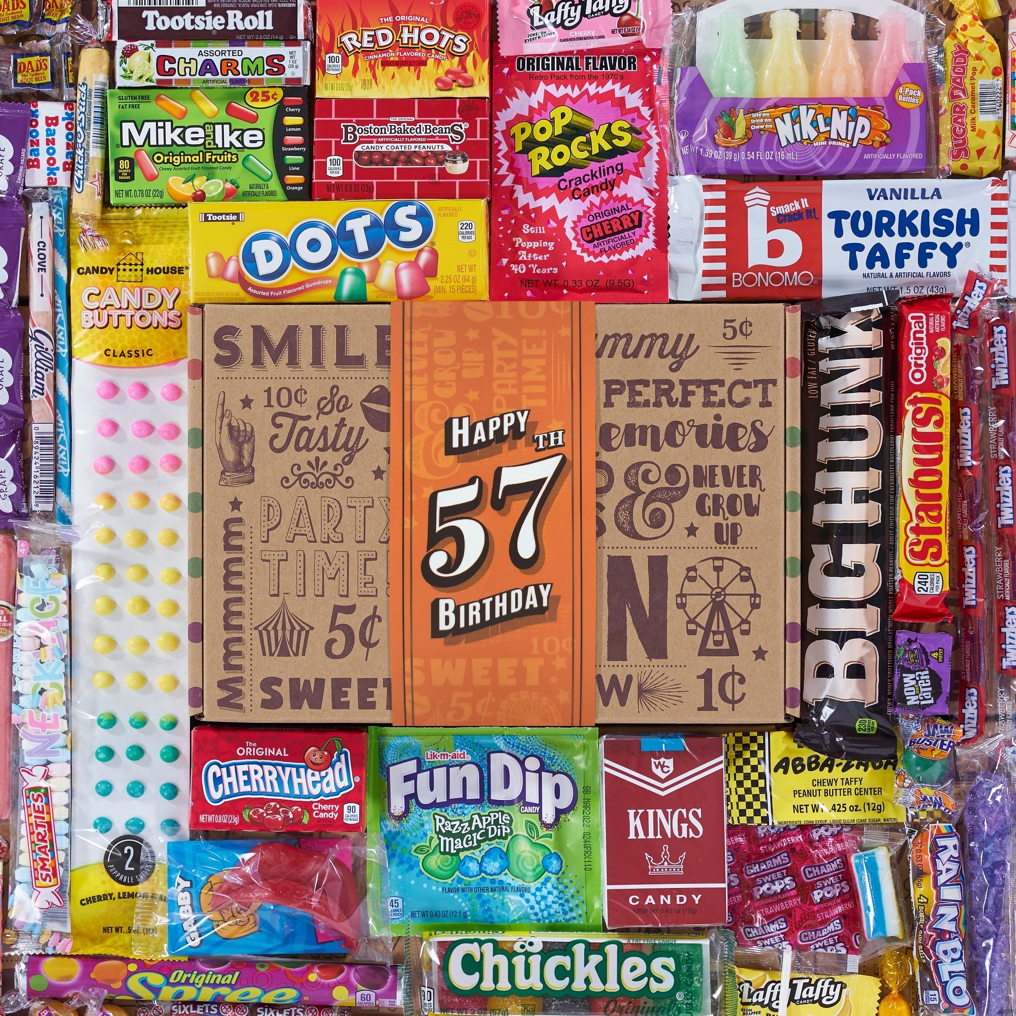 57th Birthday Retro Candy Gift - Vintage Candy Co.