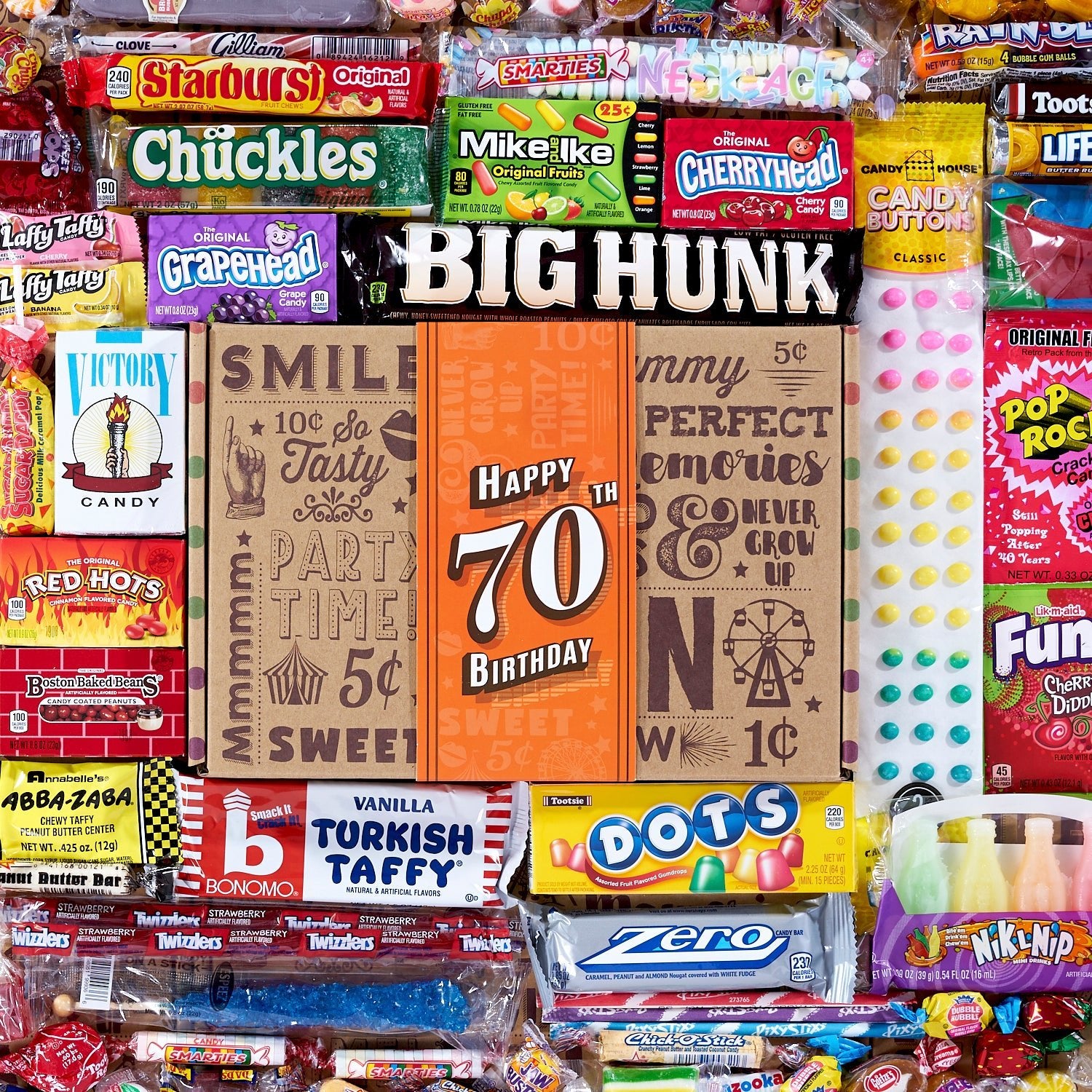 70th Birthday Retro Candy Gift - Vintage Candy Co.