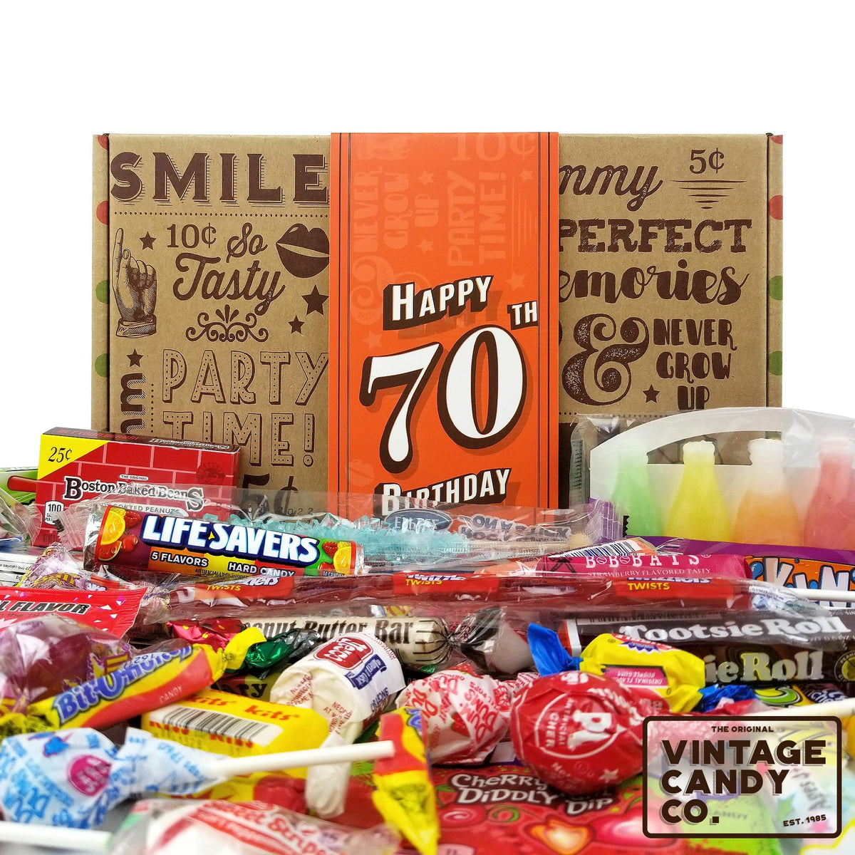 Happy 40th Birthday Gold Pick Mix Ultimate Retro Sweets Box Gift - View #10