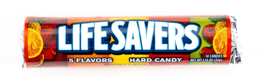 Life Savers Original 5 Flavor Assorted Hard Candy Bulk Box (1.14 Oz, 2 