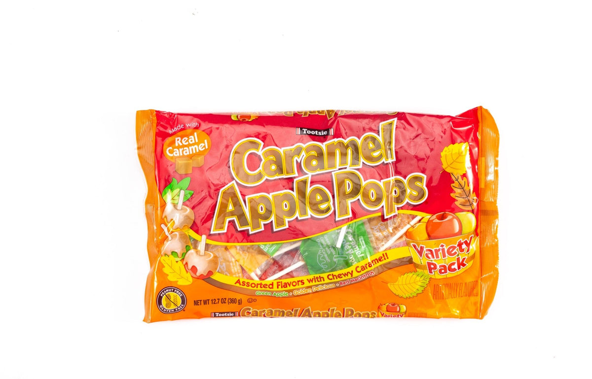 Tootsie Caramel Apple Pops Assorted Bulk Pack (0.63 oz, 20 ct