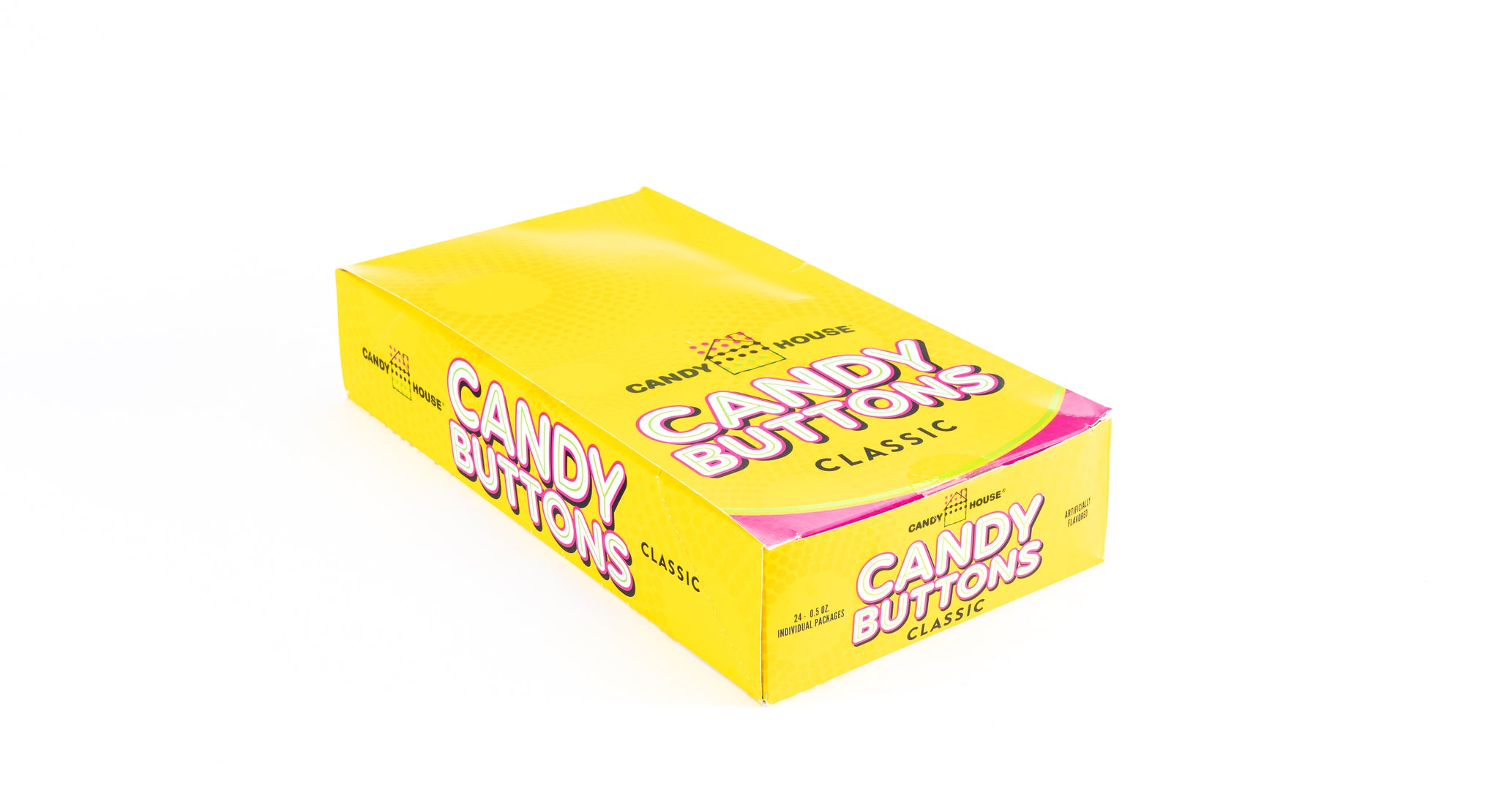Candy Buttons Classic Candy House Bulk Box (0.5 oz, 24 ct.) Vintage