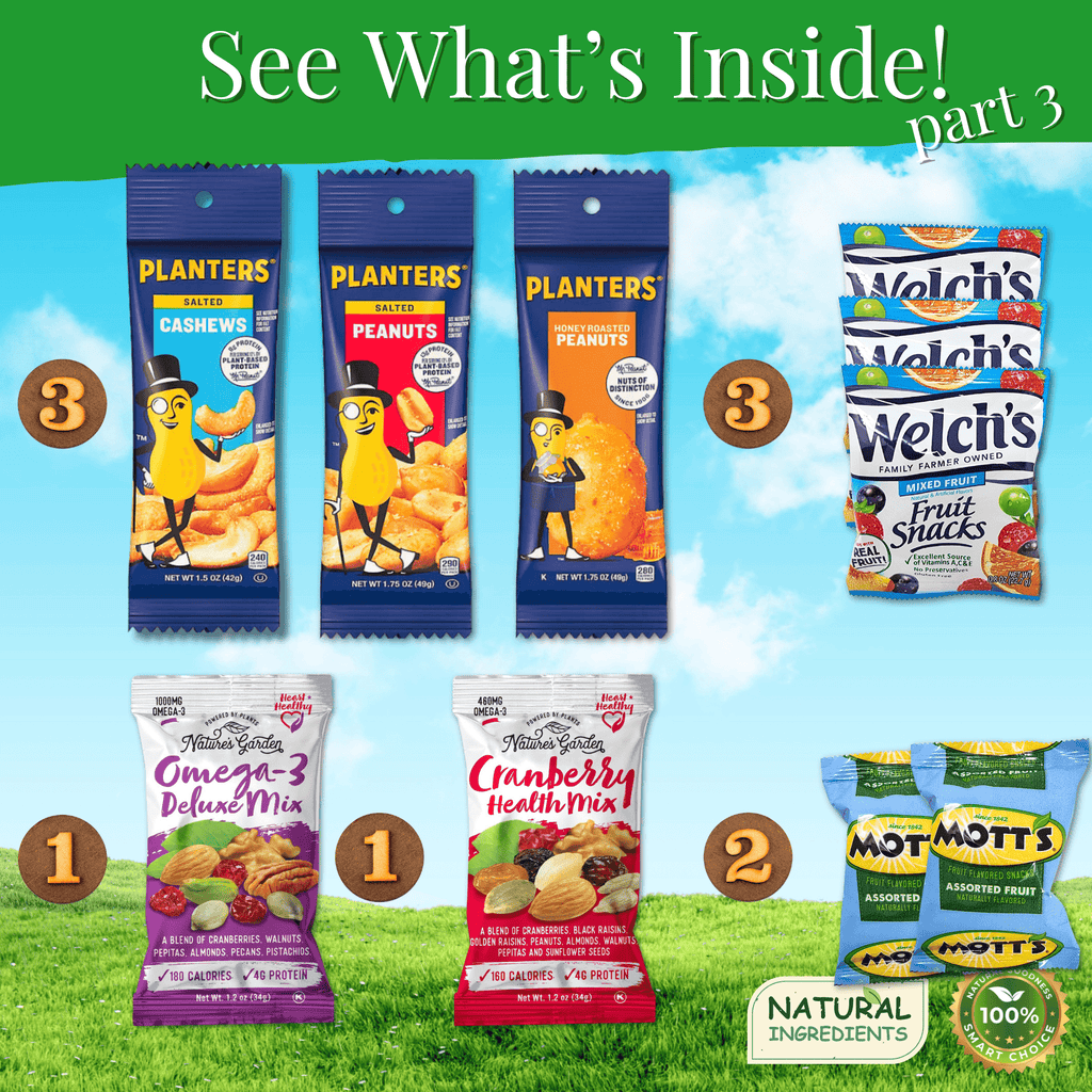 Snkacks Ultimate Snack Box Deluxe: Variety Pack of 28 Healthy Snacks Including ...