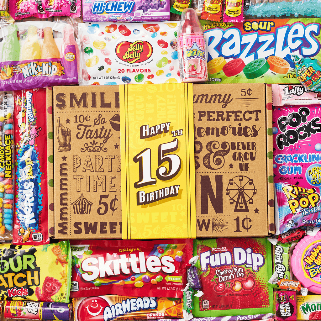 15th Birthday Retro Candy Gift - Vintage Candy Co.