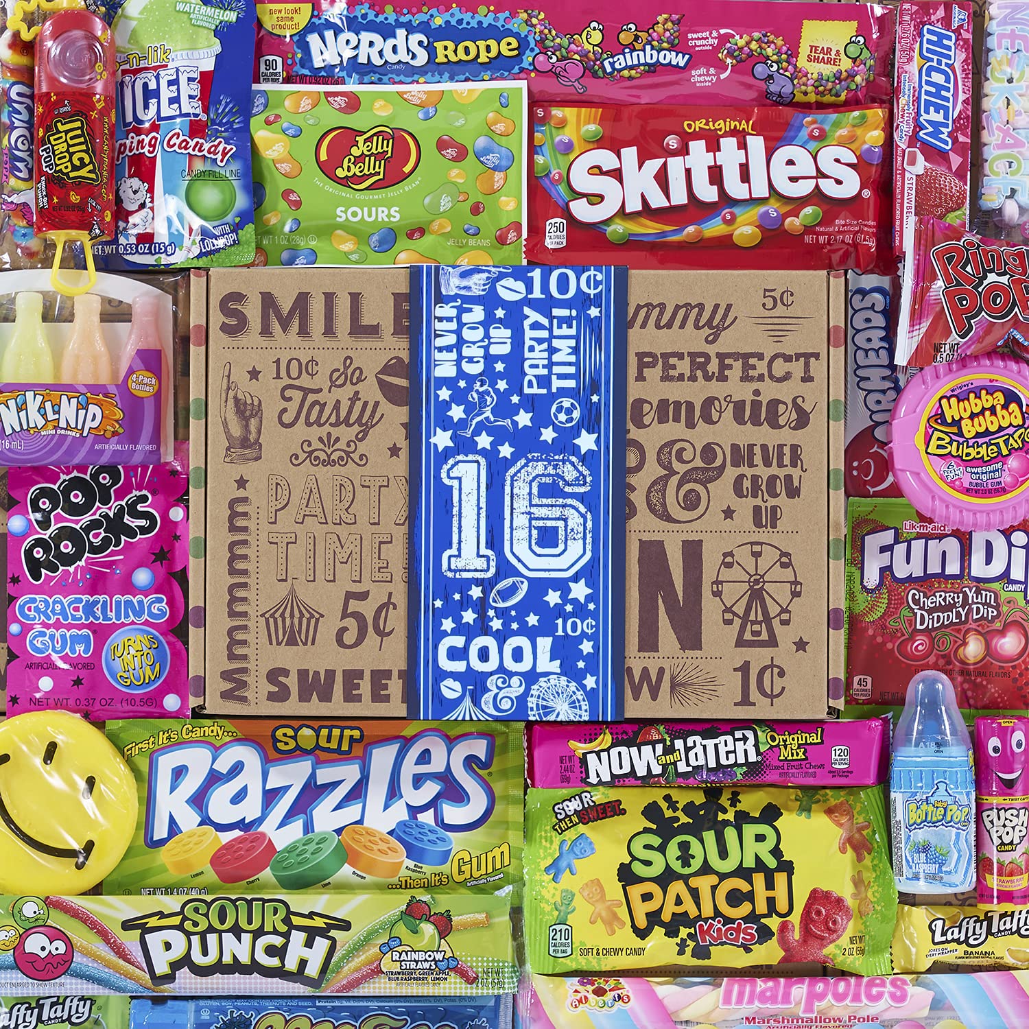 16th Birthday Candy Gift for Teen Girls or Boys. Unique Gifts | Free ...