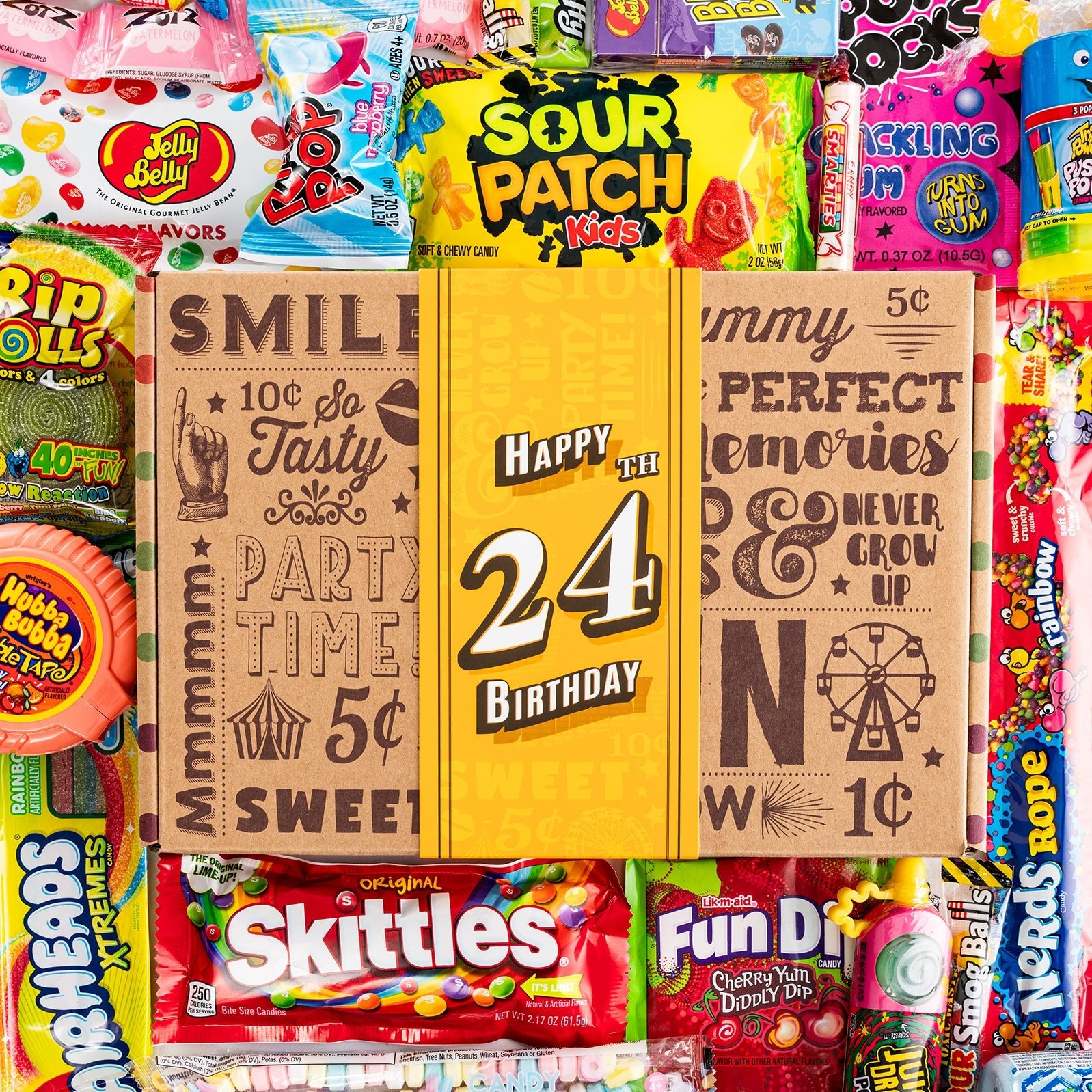24 Years Birthday Candy - 24th Birthday Gifts for Woman or Man ...