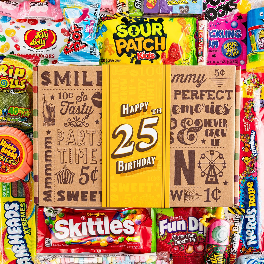 25th Birthday Retro Candy Gift - Vintage Candy Co.