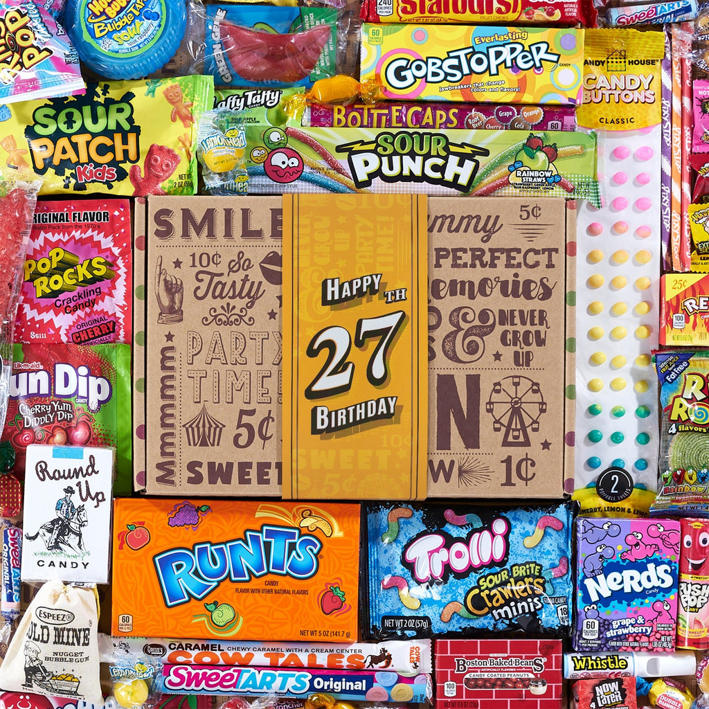 27th Birthday Retro Candy Gift - Vintage Candy Co.