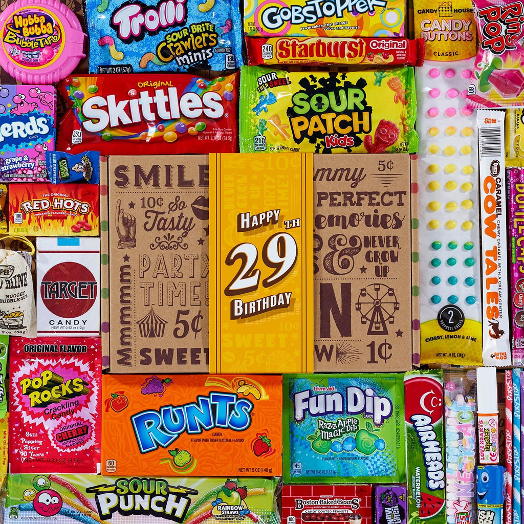 29th Birthday Retro Candy Gift - Vintage Candy Co.