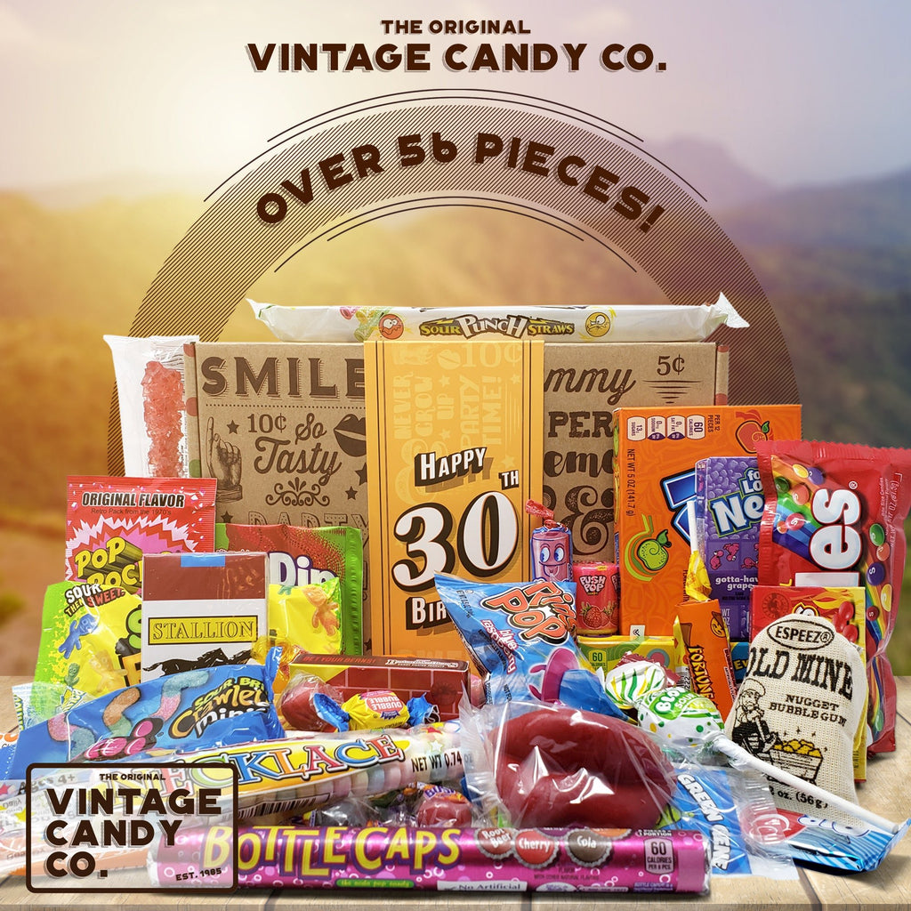30th Birthday Retro Candy Gift