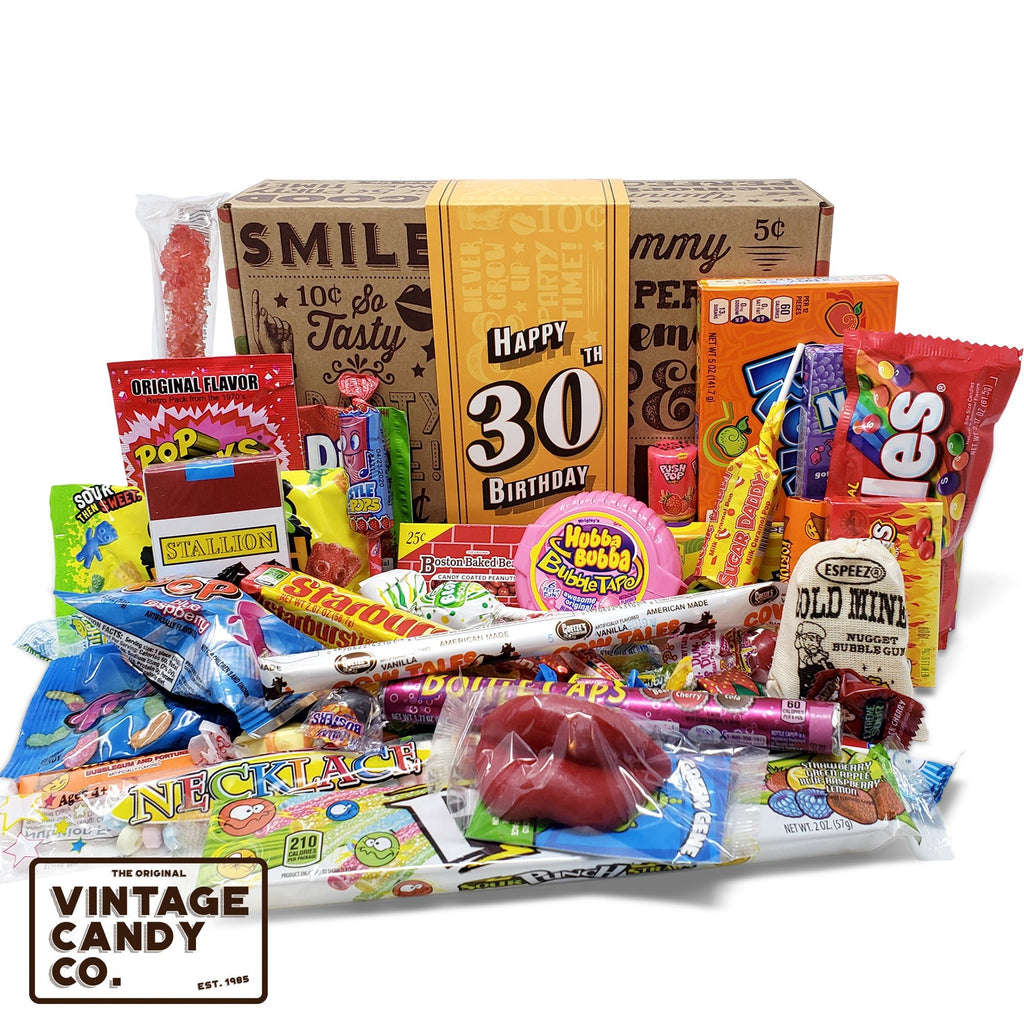 30th Birthday Retro Candy Gift