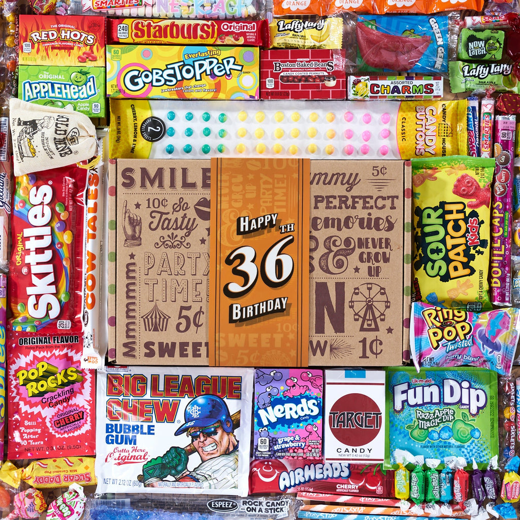 36th Birthday Retro Candy Gift - Vintage Candy Co.