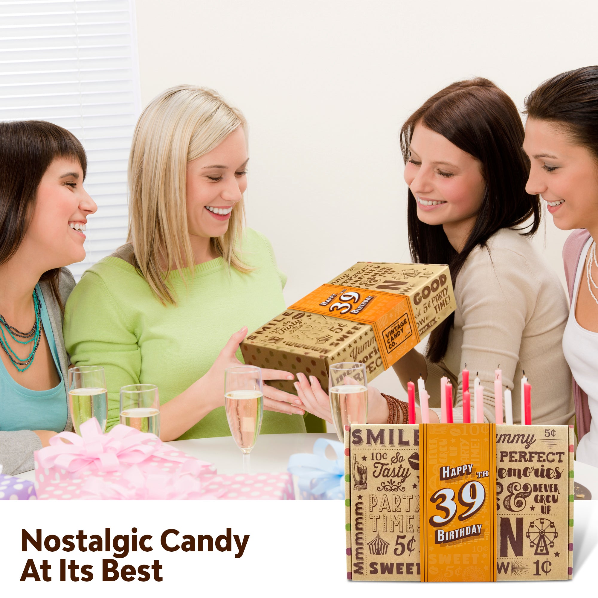 39th Birthday Candy - Gift For 39 Years Old Woman – Vintage Candy Co.