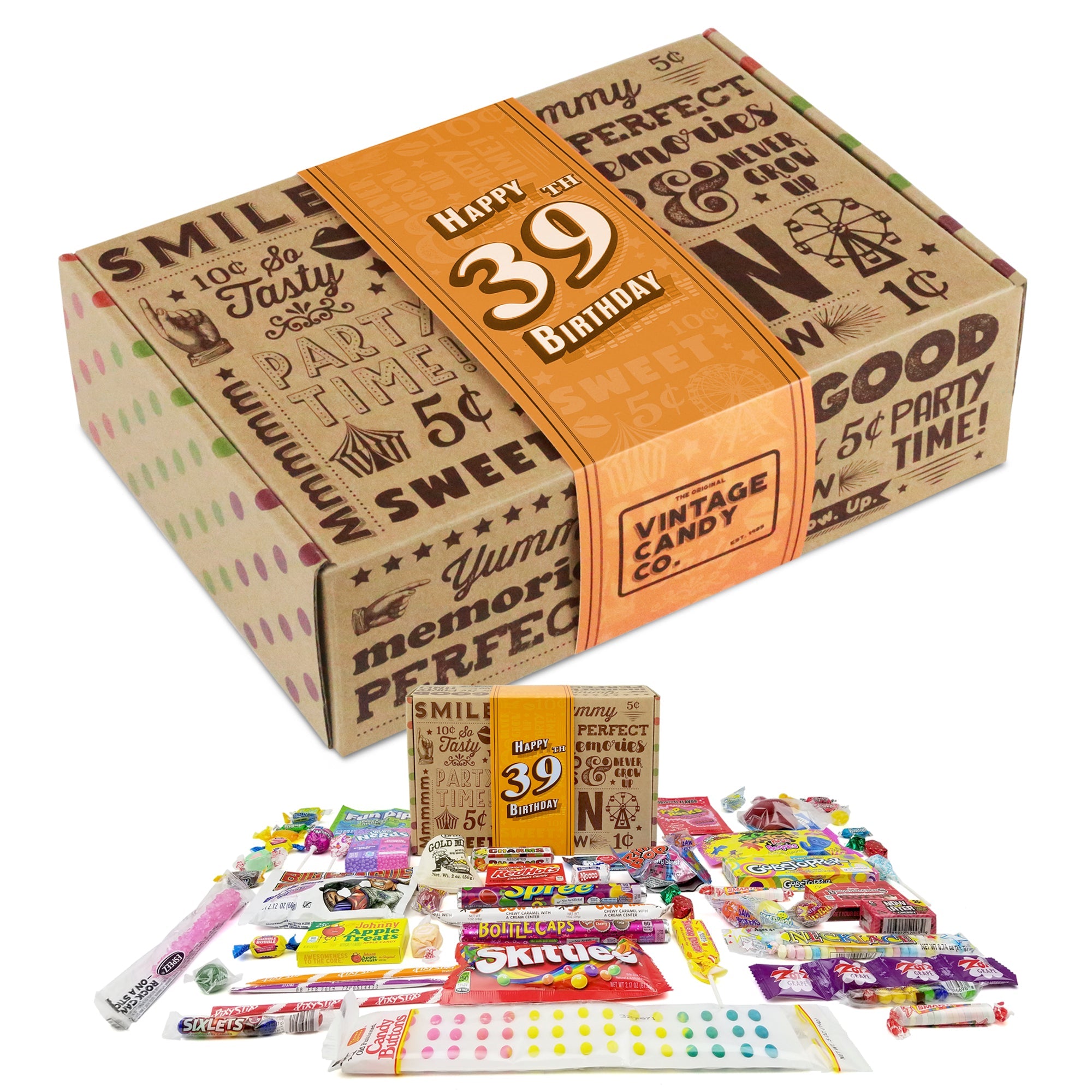 39th Birthday Candy - Gift For 39 Years Old Woman – Vintage Candy Co.