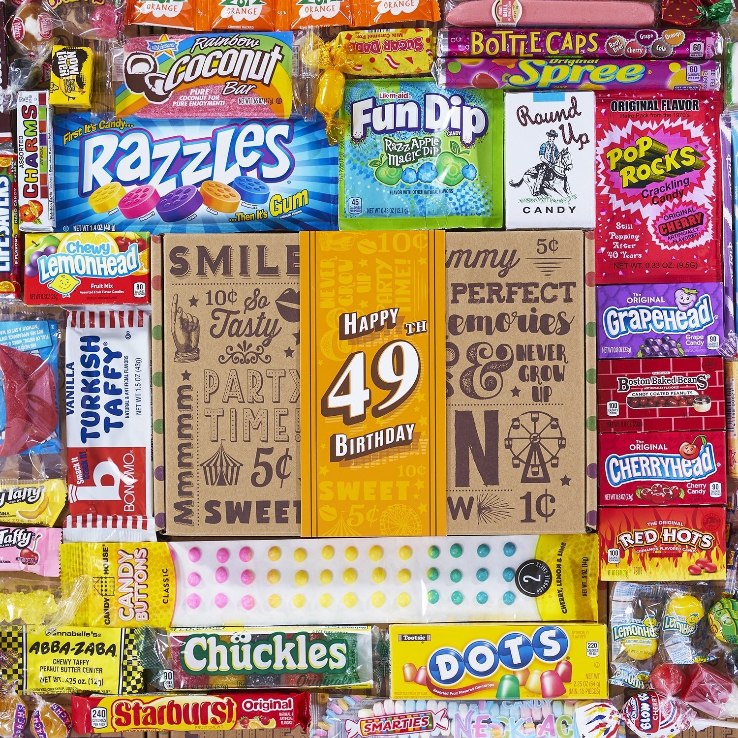 49th Birthday Retro Candy Gift - Vintage Candy Co.