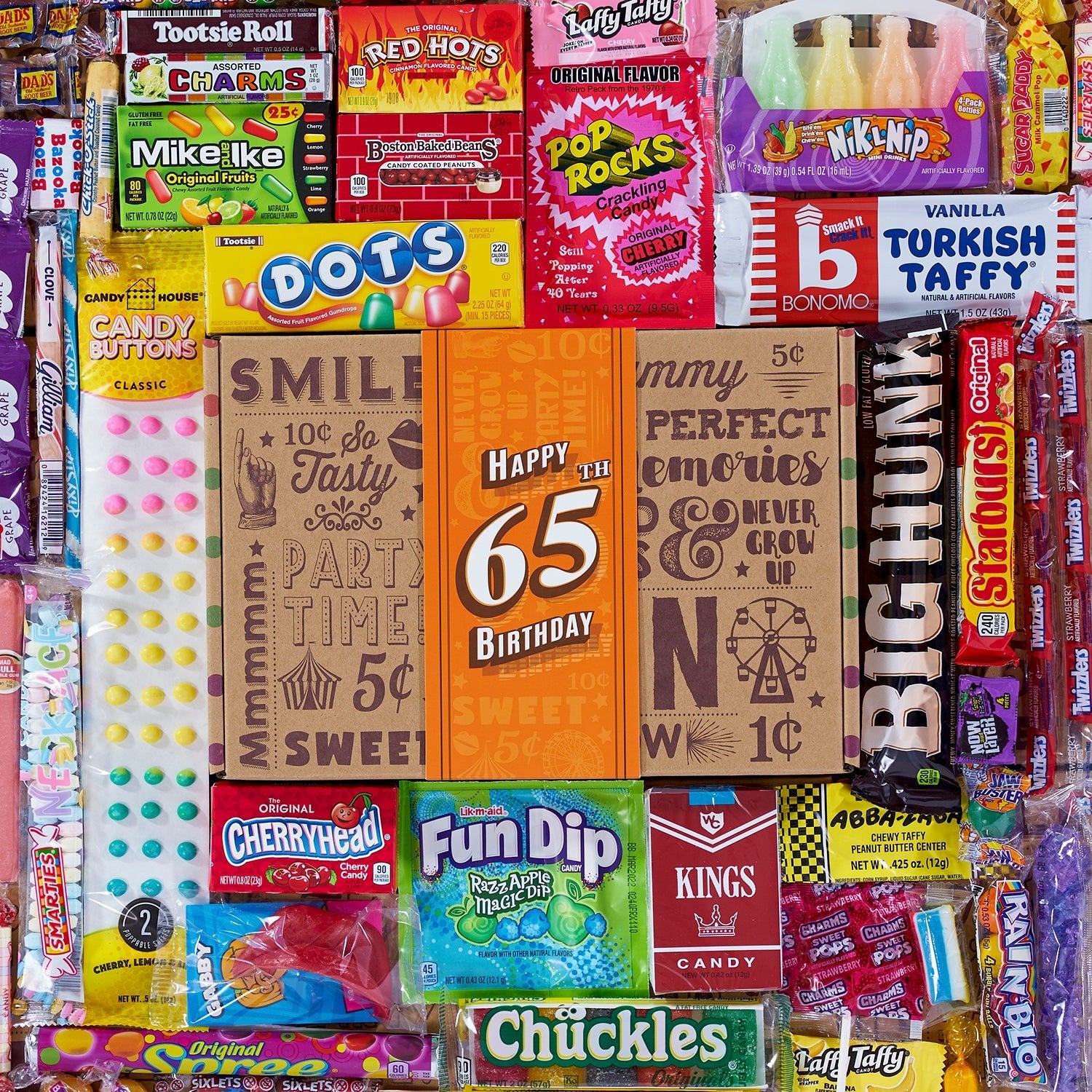 65th Birthday Retro Candy Gift - Vintage Candy Co.