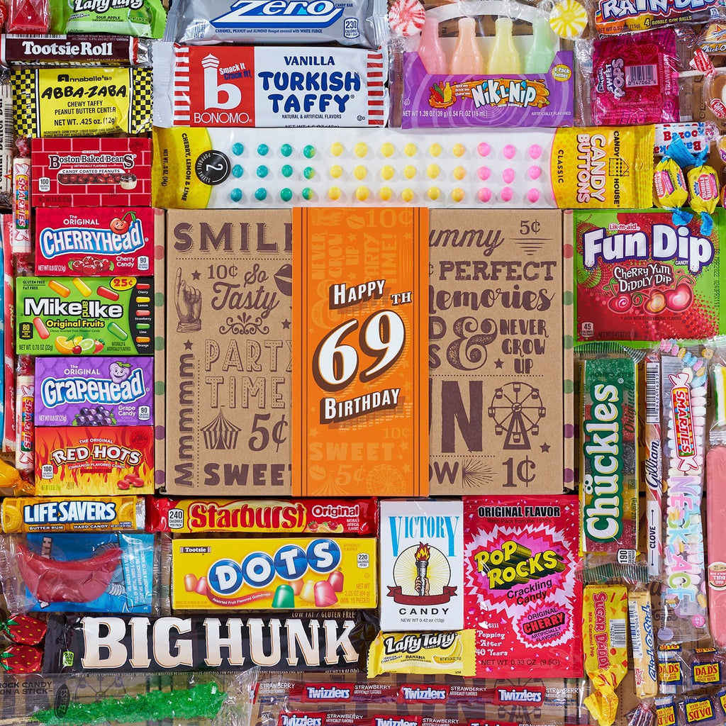 69th Birthday Retro Candy Gift - Vintage Candy Co.
