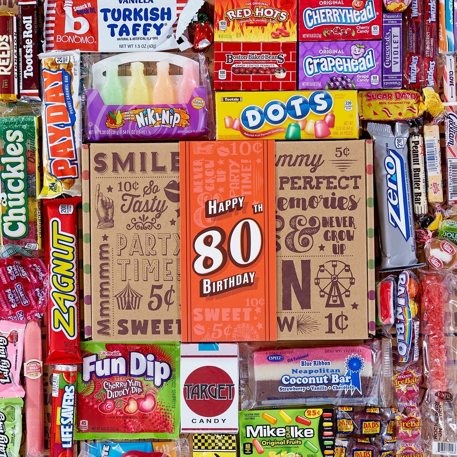 80th Birthday Retro Candy Gift - Vintage Candy Co.