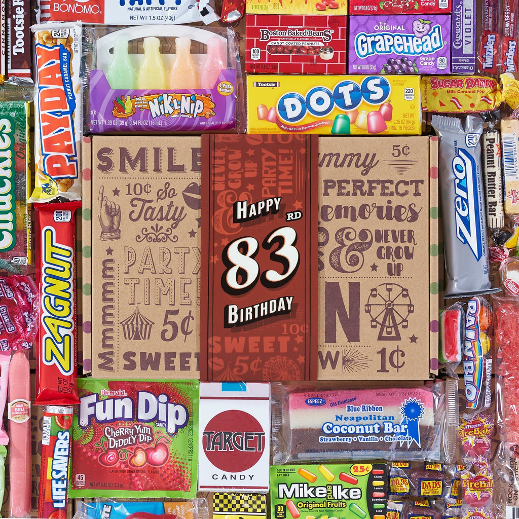 83rd Birthday Retro Candy Gift - Vintage Candy Co.
