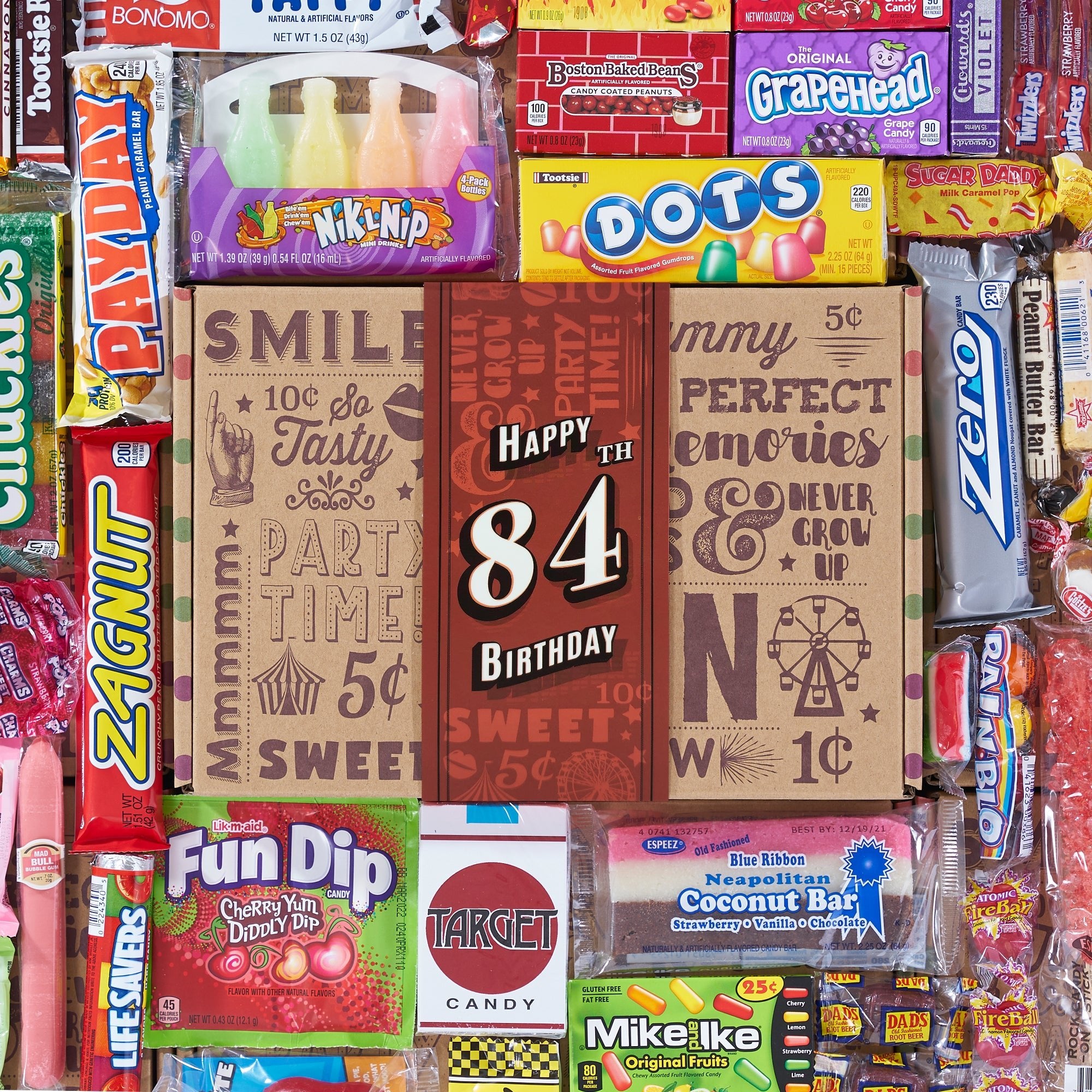 84th Birthday Candy Gift for Woman or Man. Unique Gifts, Free Shipping ...