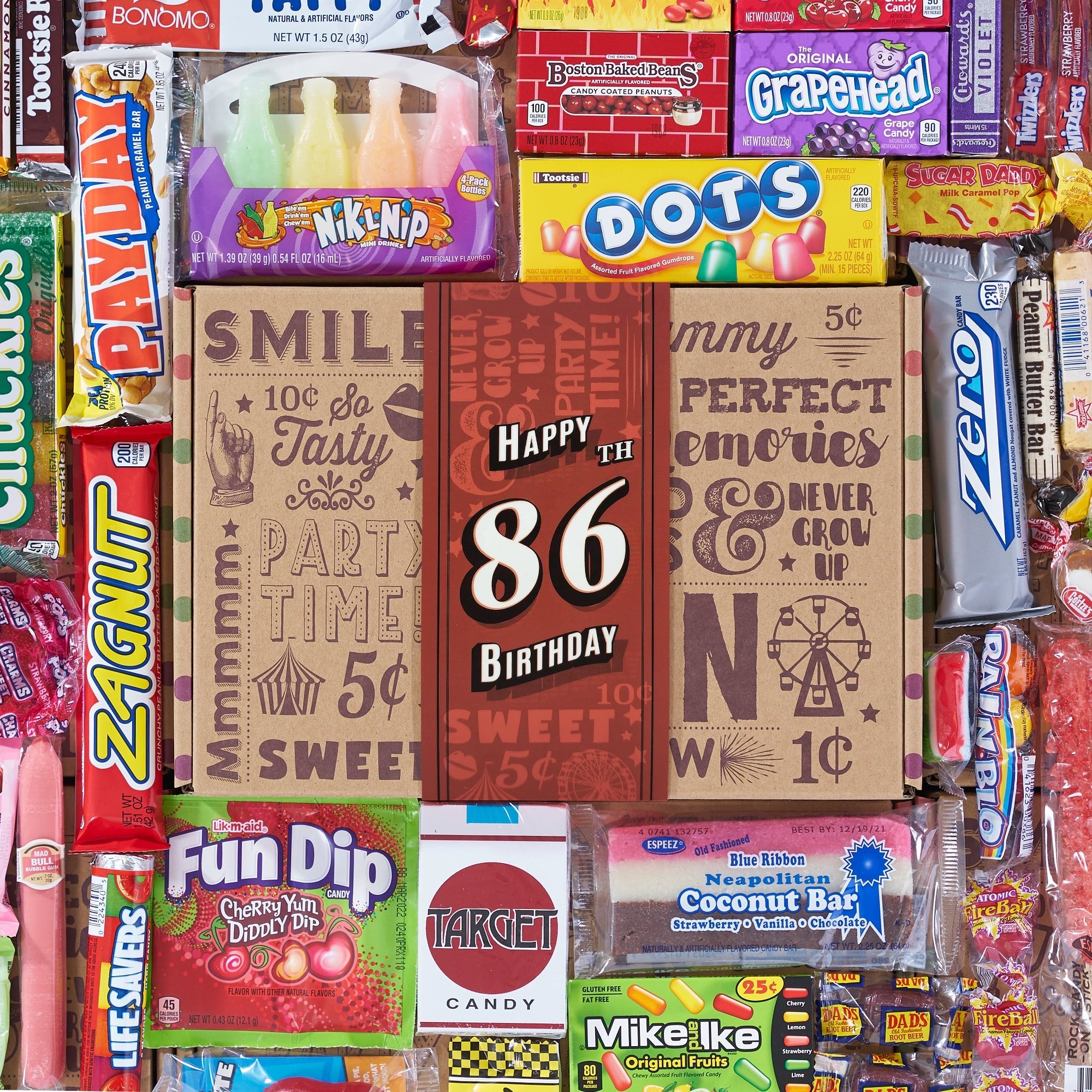 86th Birthday Retro Candy Gift - Vintage Candy Co.