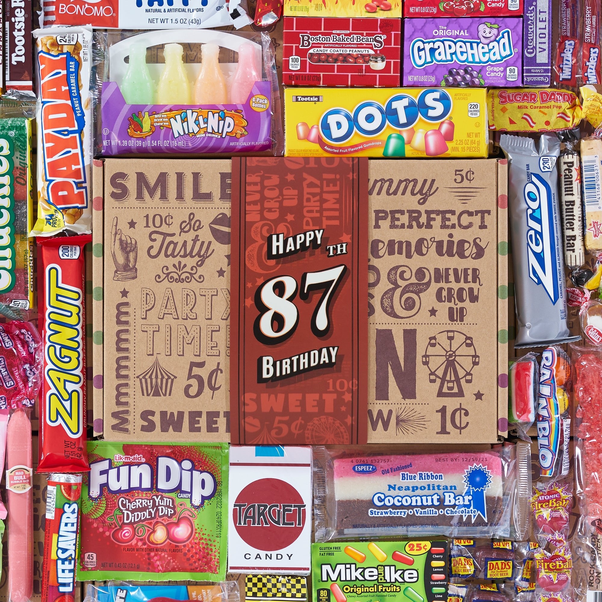 87th Birthday Retro Candy Gift - Vintage Candy Co.