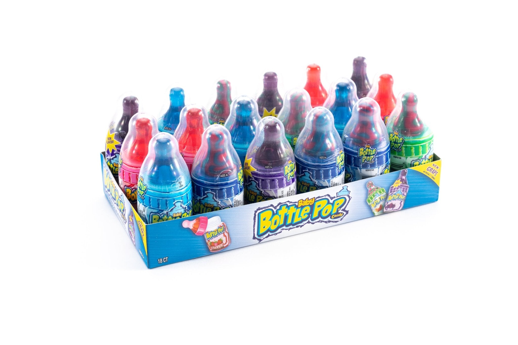 Baby Bottle Pop Assorted Variety Pack Bulk Box (1.1 oz, 18 ct ...