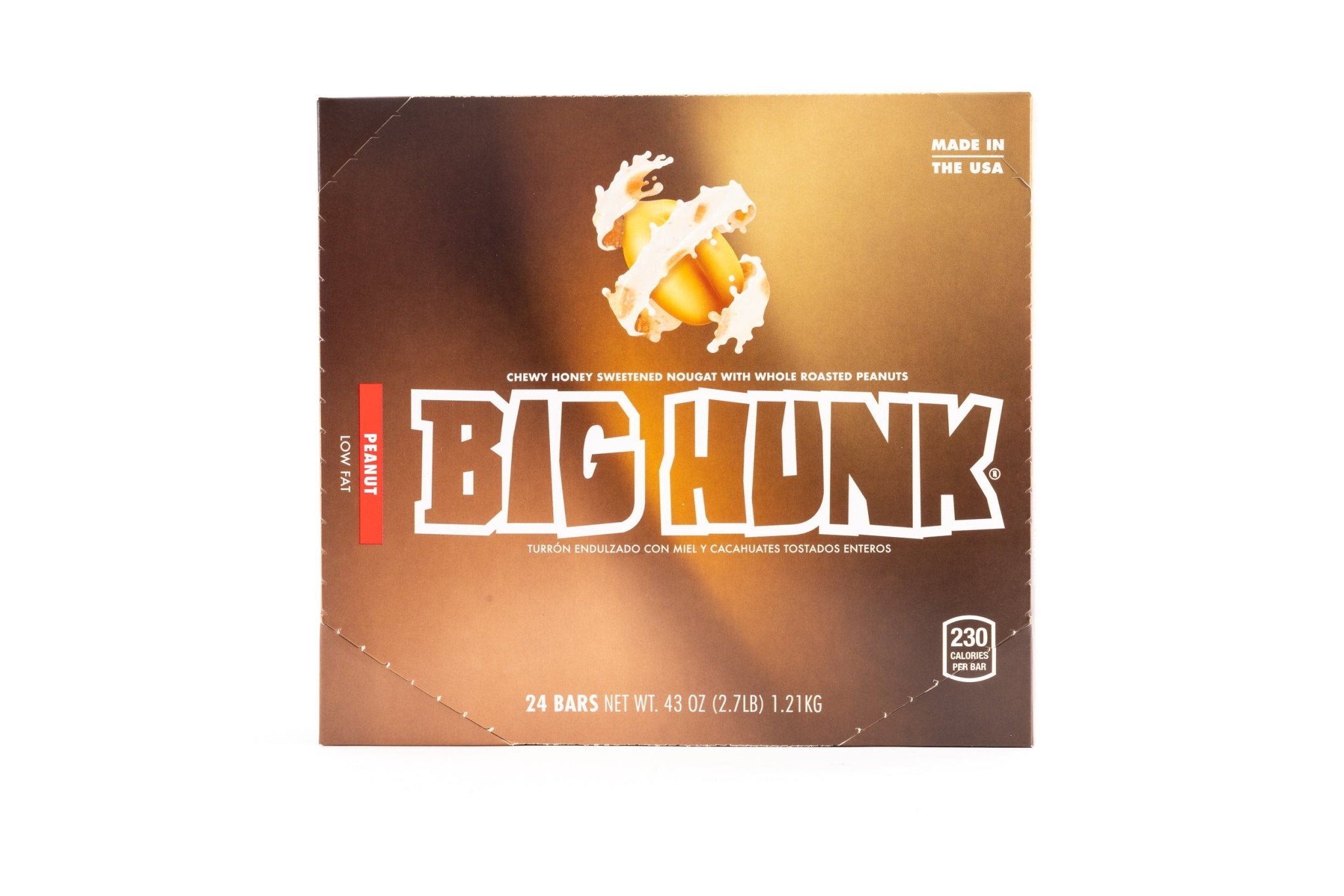 Big Hunk Peanut Nougat Bar, Bulk Box (2 oz, 24 ct.) - Vintage Candy Co.