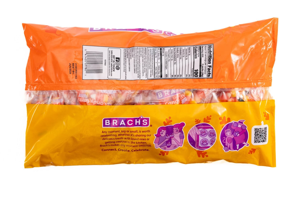 Brachs Classic Candy Corn Treat Bulk Packs (0.50 oz, 60ct
