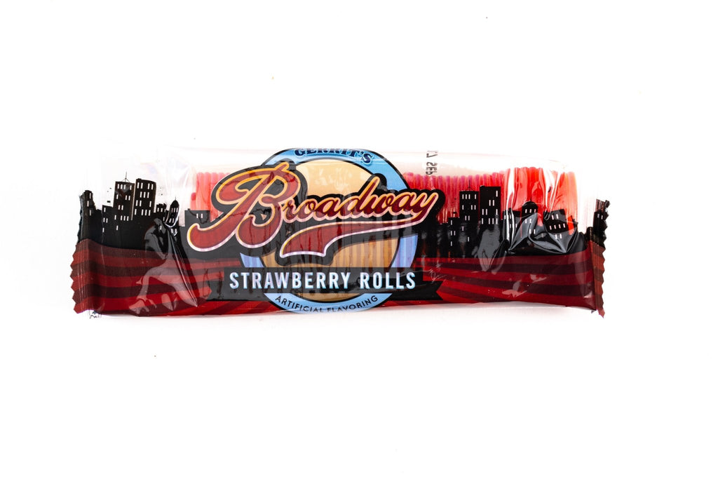 Broadway Strawberry Licorice Candy Rolls Bulk Box (2 oz, 24 ct ...