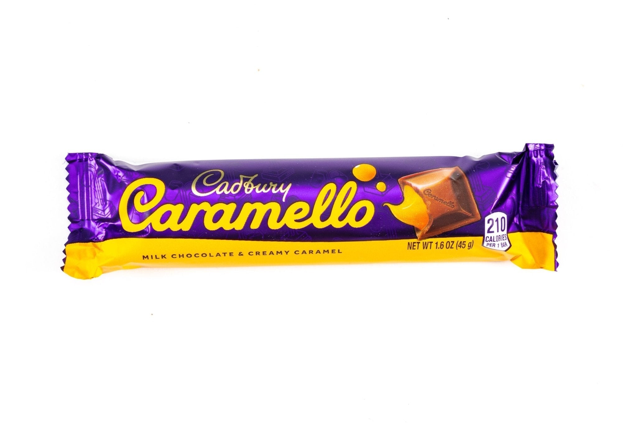 Caramello Milk Chocolate Caramel Full Size Candy Bar Bulk Box (1.6 oz) - Vintage Candy Co.