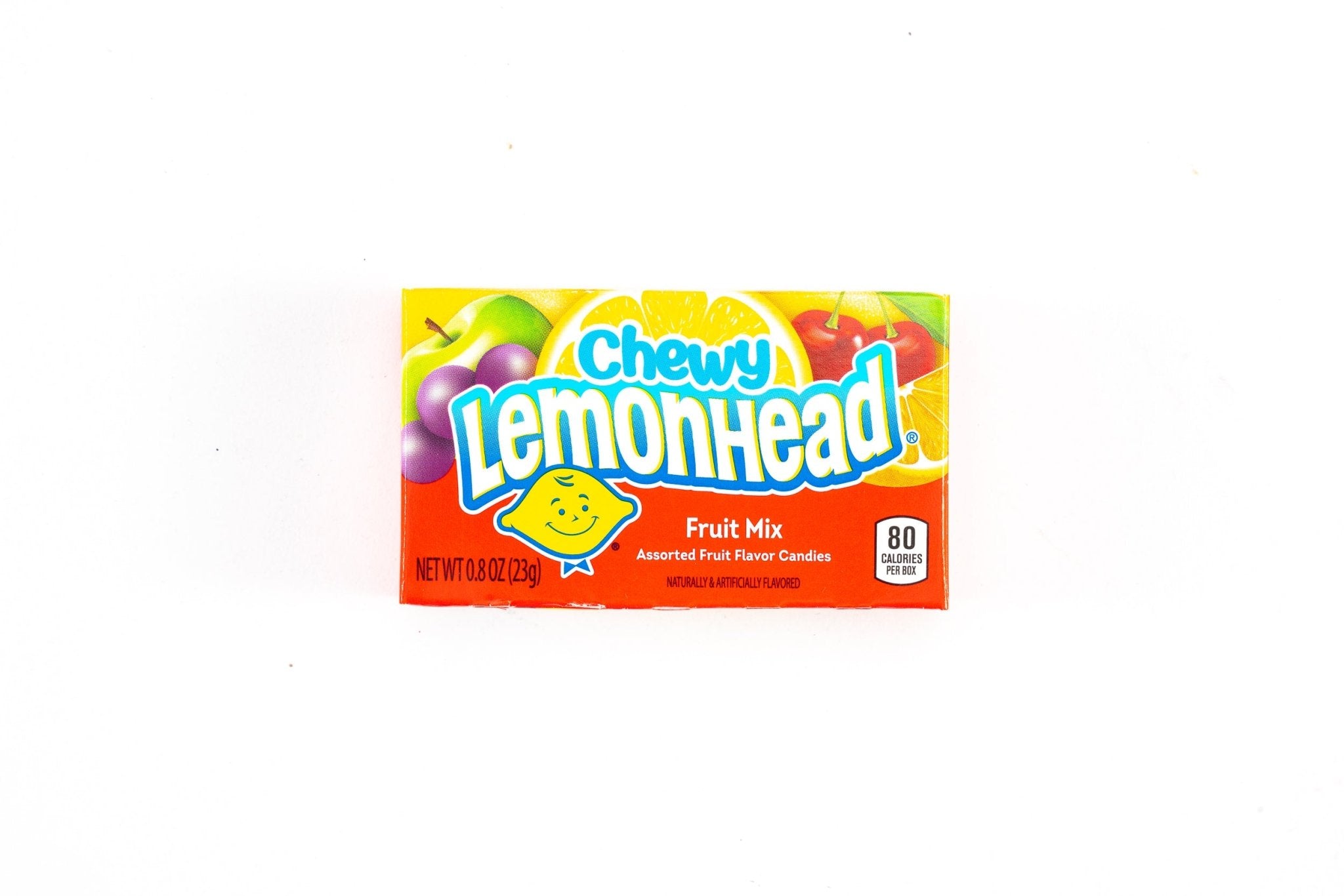 Chewy Lemonhead Assorted Fruit Mix Flavor Candy Bulk Box (0.8 oz, 24 c ...