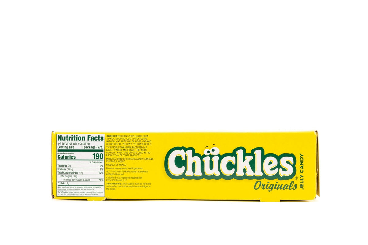 Chuckles Originals Jelly Candy Bulk box (2 oz, 24 ct.) – Vintage Candy Co.