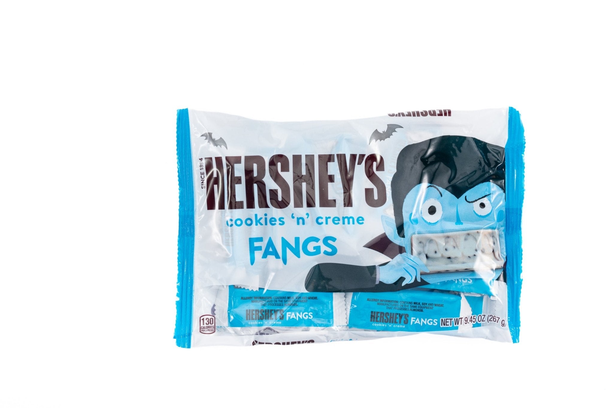 HERSHEY'S COOKIES 'N' CREME Fangs, Candy Bag (9.45 oz, 1 ct) Vintage