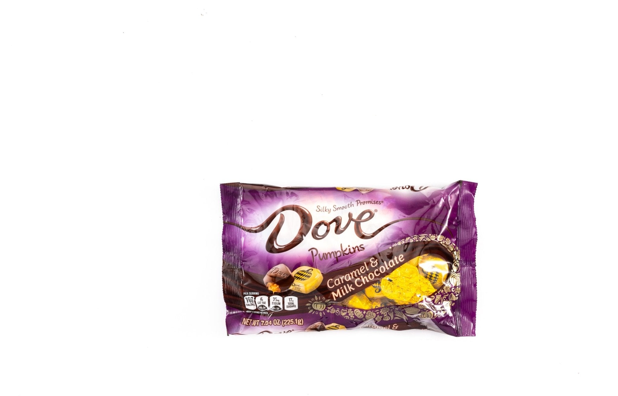 Dove Pumpkin Caramel & Milk Chocolate .284 oz - Vintage Candy Co.