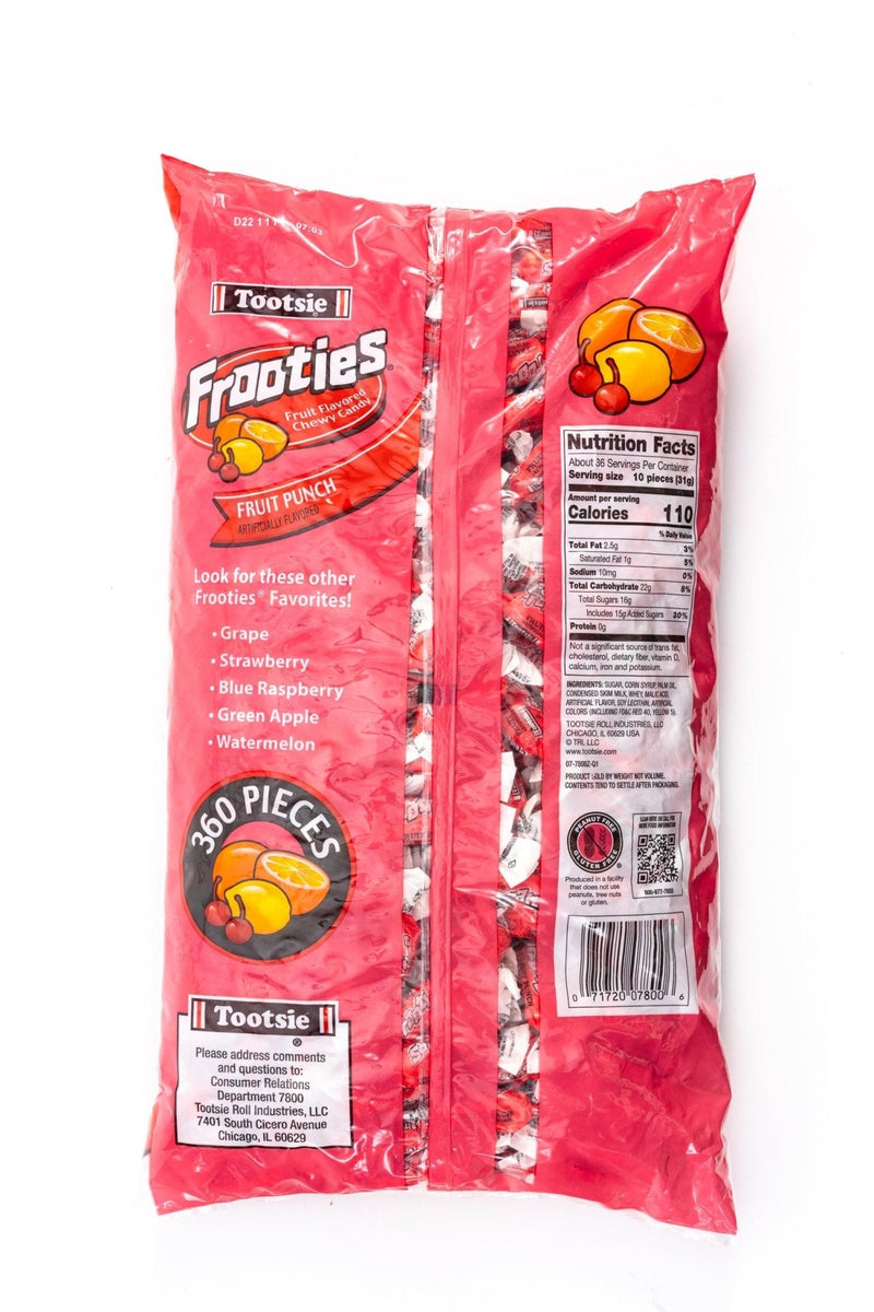Frooties Fruit Punch Chew Candy Bulk Pack (0.11 oz, 360 ct.) Vintage