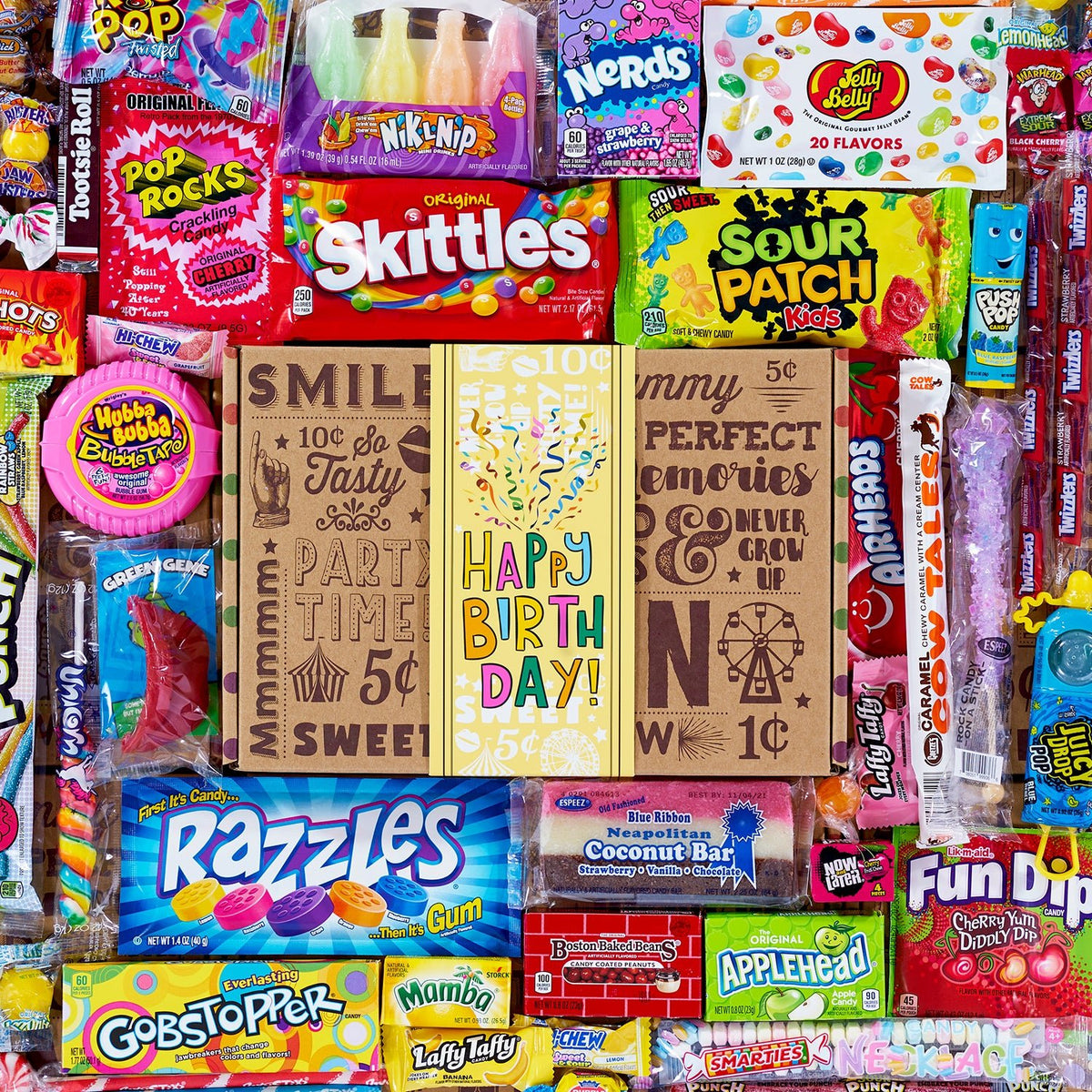 Happy Birthday Candy Care Package For Birthday Girl or Boy – Vintage ...