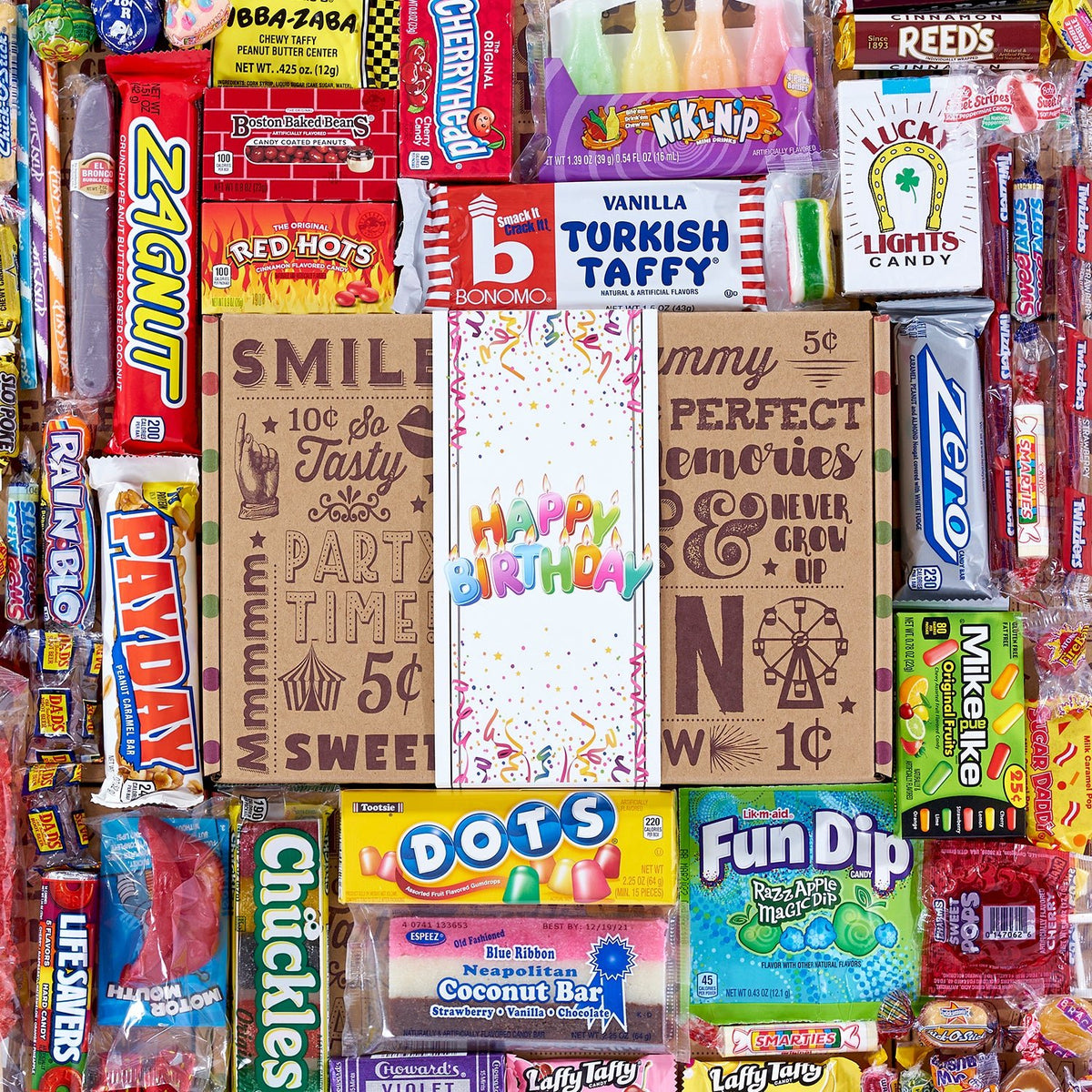 Happy Birthday Nostalgia Candy Care Package For Birthday Girl or Boy ...