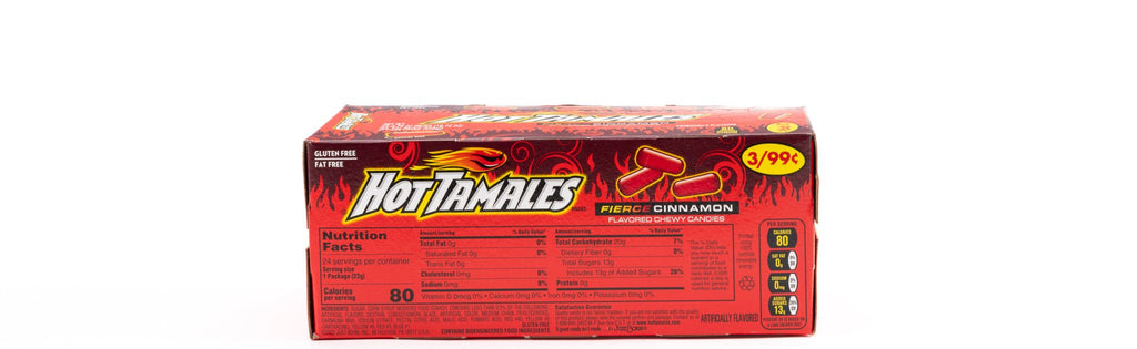 Hot Tamales Fierce Cinnamon Chewy Candy Bulk Box (0.78 oz, 24 ct