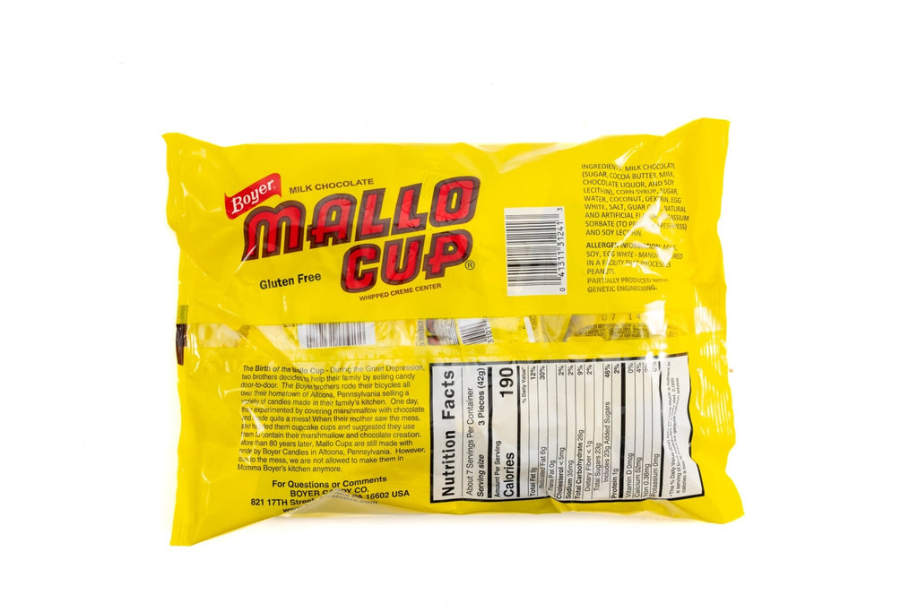 Mallo Cup Milk Chocolate Fun Bites Snack Size Pack 10 Oz Vintage