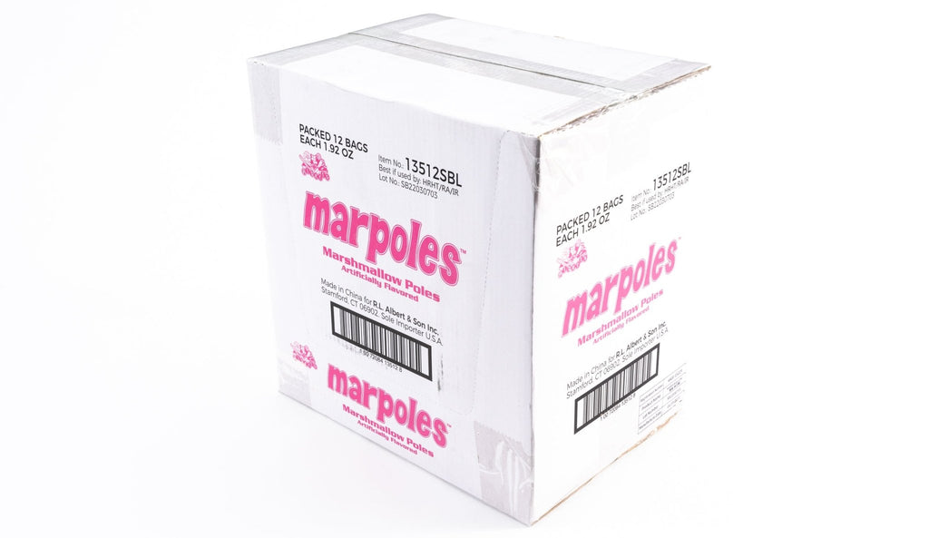 Marpoles Marshmallow Poles Flavored Bulk Pack (1.92 oz, 12 ct.) - Vintage Candy Co.