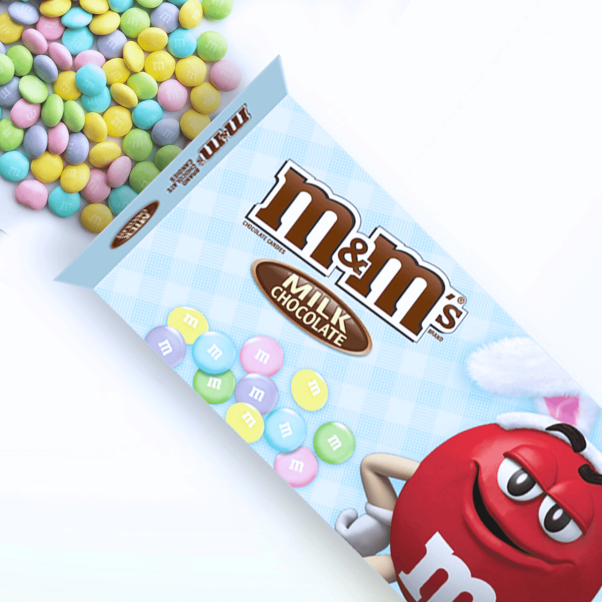 M&Ms Easter Pastel Milk Chocolate Candy Case (3.1 oz, 12 ct) – Vintage ...
