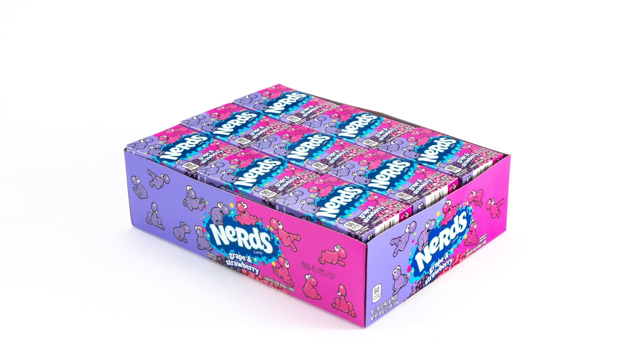 Nerds Grape & Strawberry Theater Box 1/12ct 5oz - Vintage Candy Co.