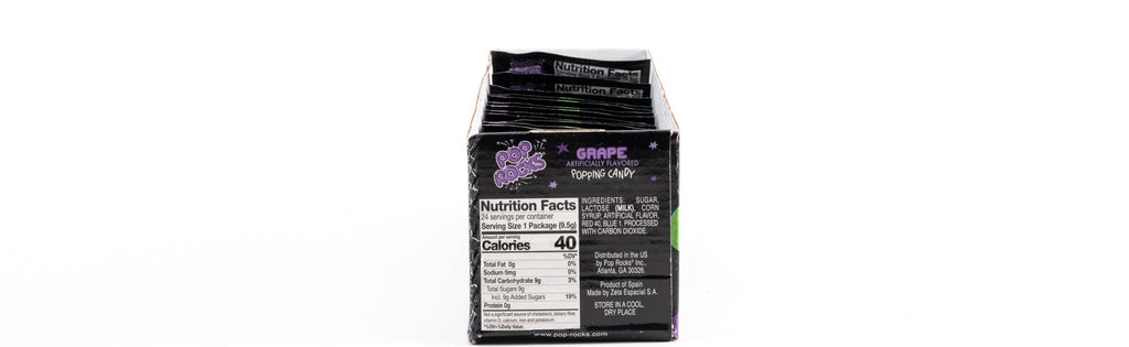 Pop Rocks Grape Popping Candy Bulk Box (0.33 oz, 24 ct