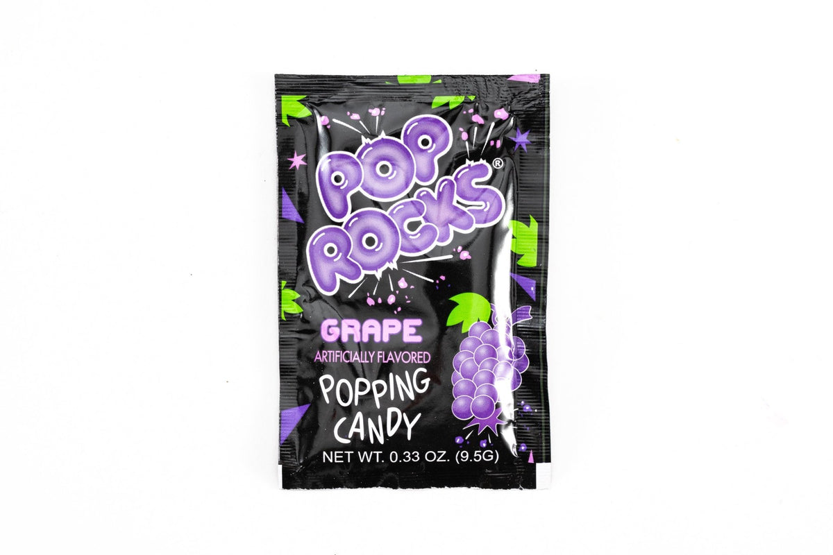 Pop Rocks Grape Popping Candy Bulk Box (0.33 oz, 24 ct.) – Vintage ...