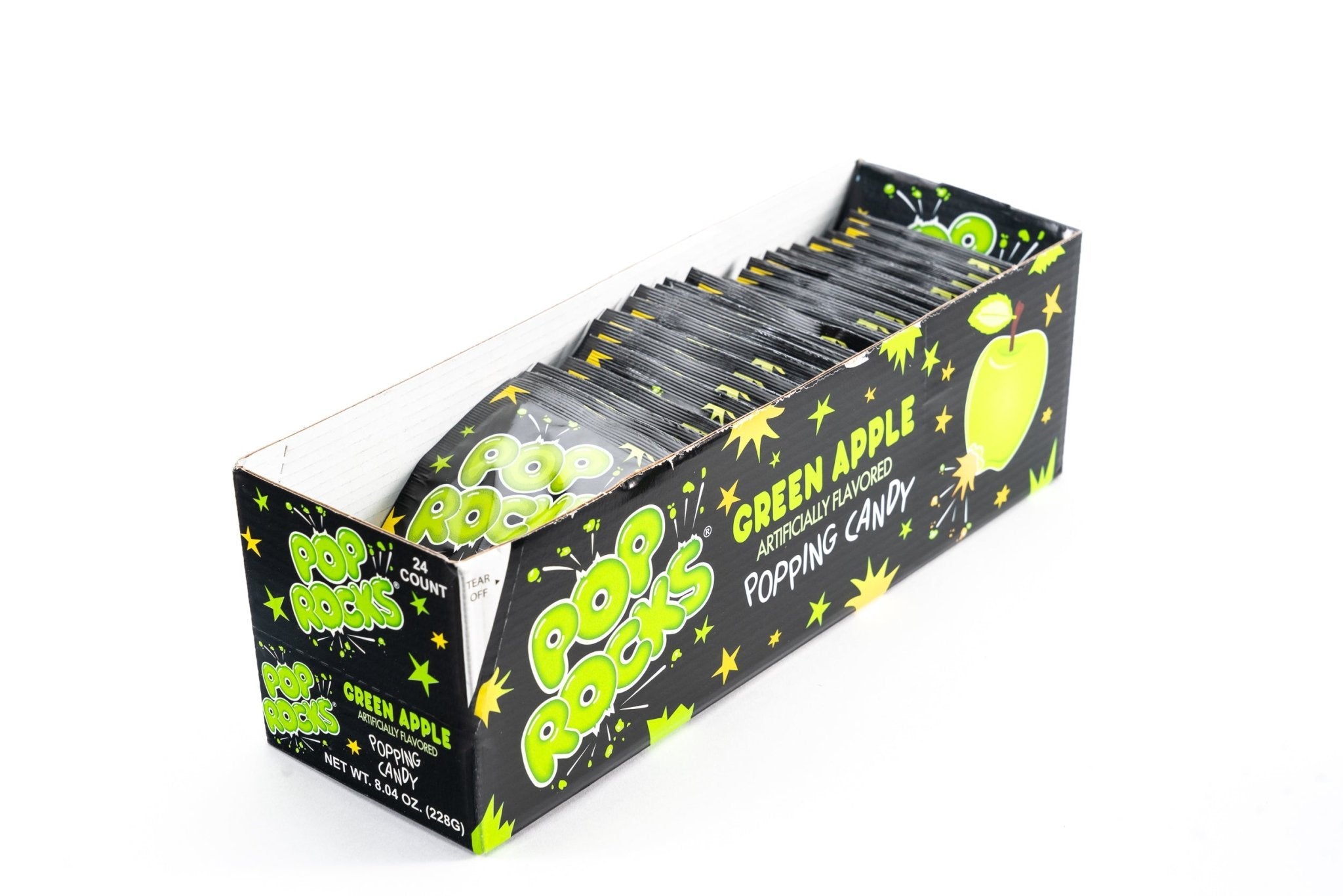 Pop Rocks Green Apple Popping Candy Bulk Box (0.33 oz, 24 ct ...
