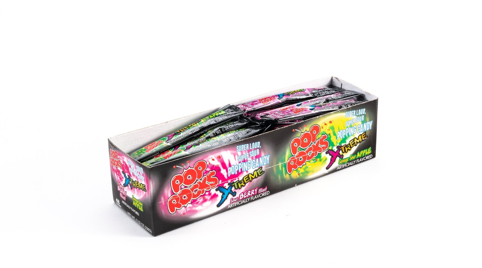 Assorted Pop Rocks Pop Rocks Xtreme Sour Assorted Popping Candy Bulk Box (0.24 oz, 48 ct ...