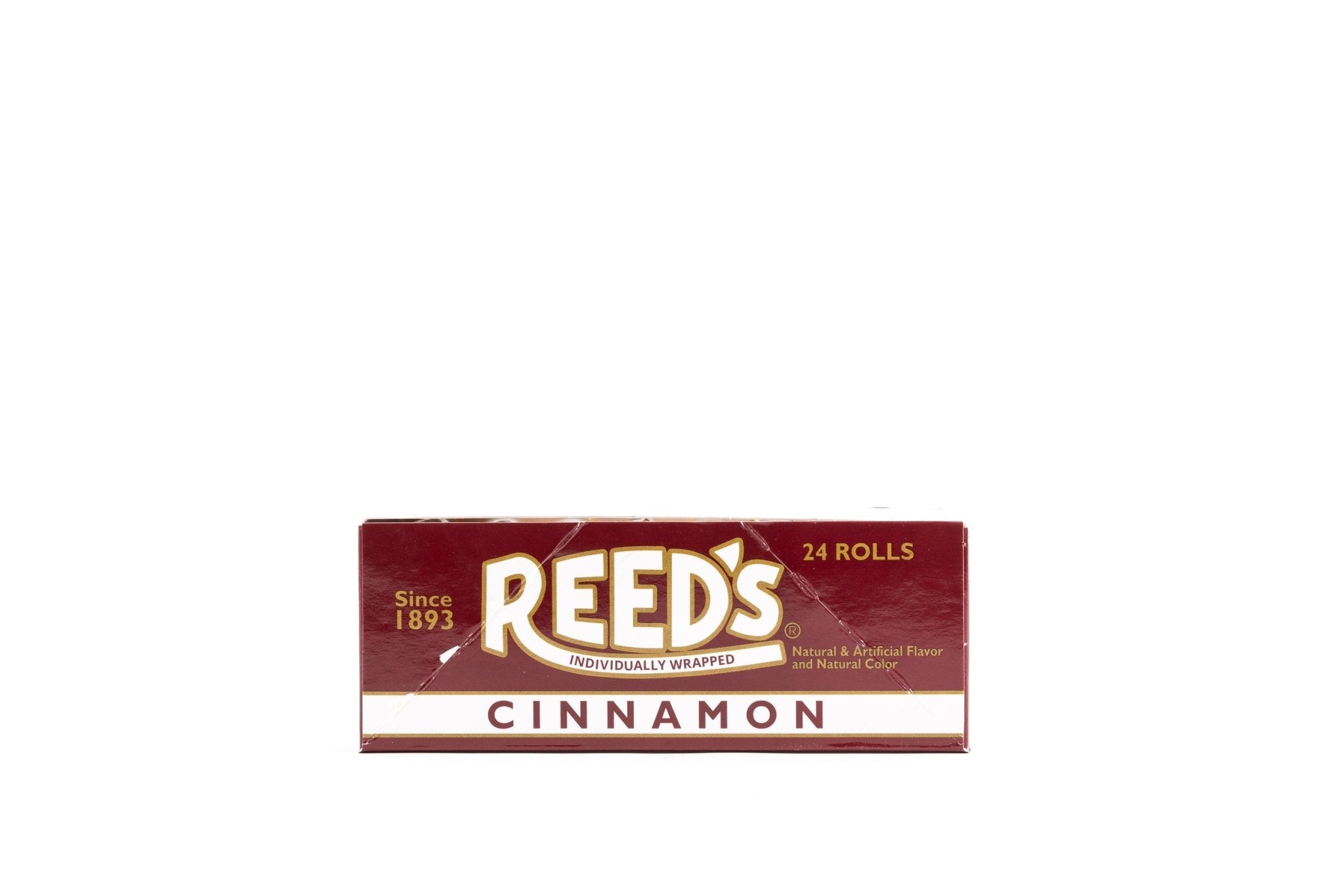 Reeds Cinnamon Individually Wrapped Hard Candy Bulk Box (1.01 oz, 24 c