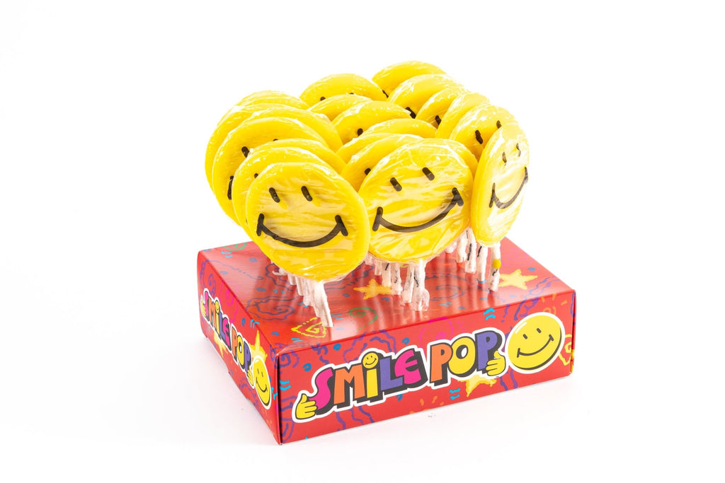 Smile Pop Candy Lollipops Every Bite Bulk Box (1.5 oz, 12 ct.) - Vintage Candy Co.
